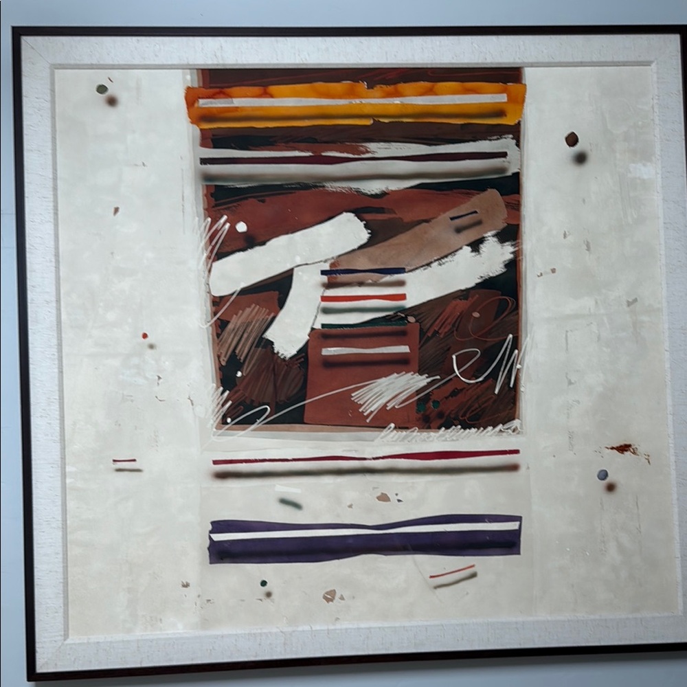 Abstract Brown and Orange Art Piece